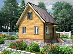 Каркасный дом 4х6 - КД 5 - строительство под ключ, проекты и цены в Казани - Строительная компания &laquo;Метрика&raquo;